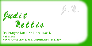 judit mellis business card